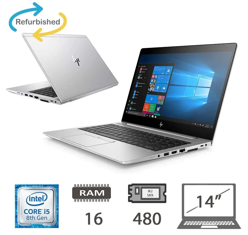 Laptop HP ELITEBOOK 840 G6 con procerrose Intel Core I5-8265U ricondizionato